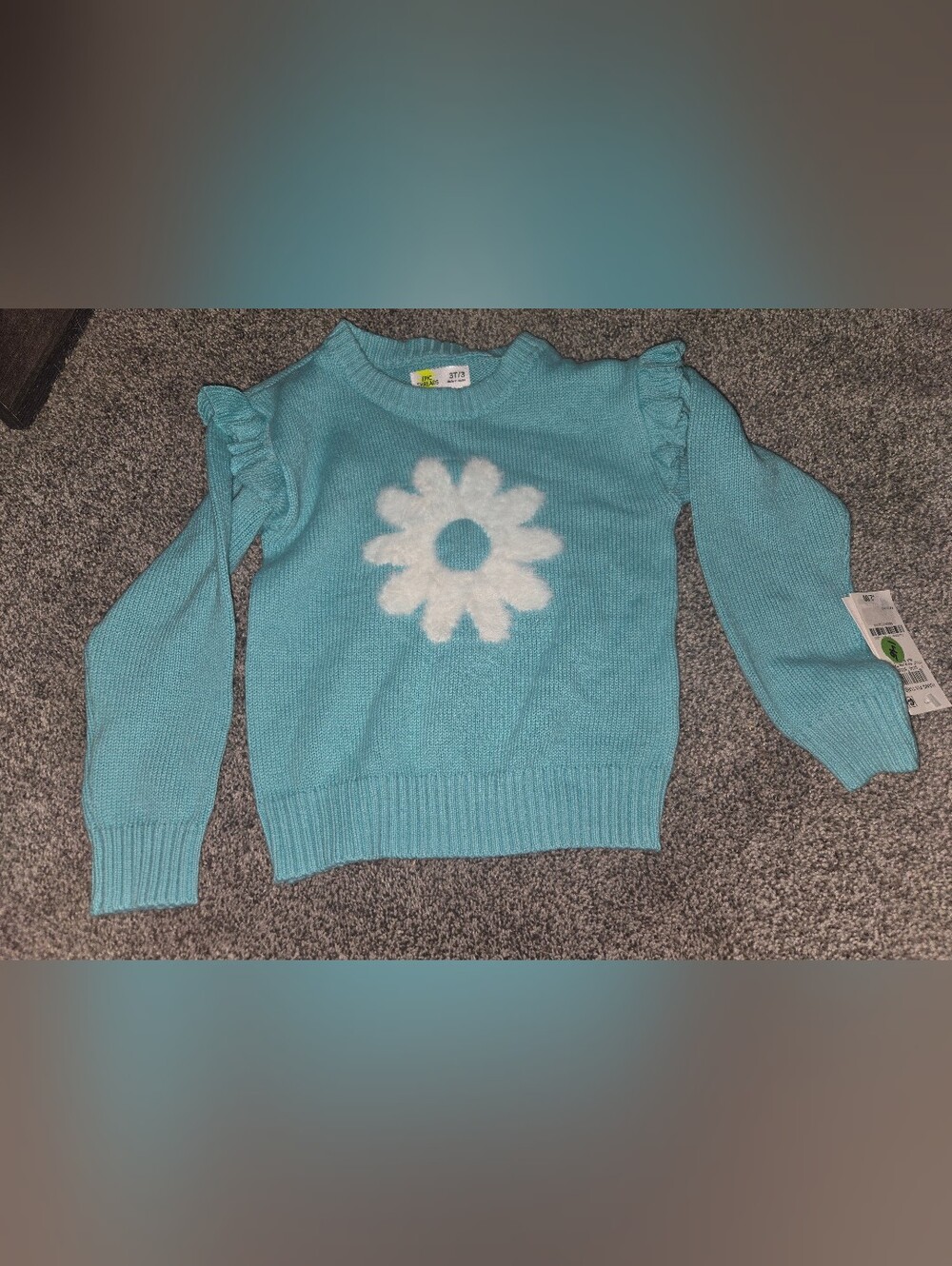 Girls Epic Threads Aqua Sweater